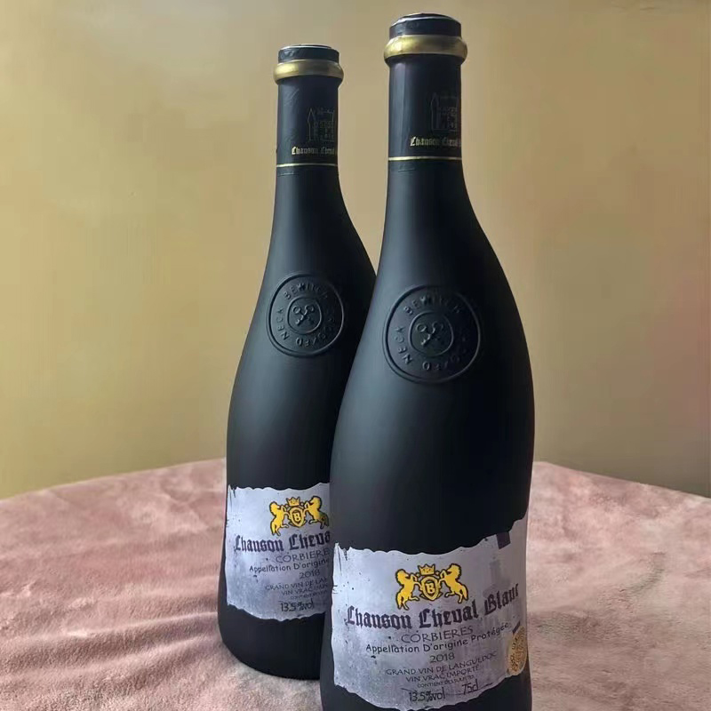 元一箱6瓶法国精品产区歪脖子白马歌德系列aop干红葡萄酒红酒750ml/瓶